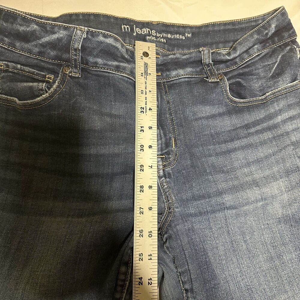 M Jeans by Maurices‎ Sz 14W Women's Skinny Jeans Mid Rise - Picture 5 of 14